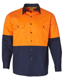 High Visibility Long Sleeve Work Shirt SW54 - PrintaPromo