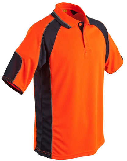 Mens CoolDry® Safety Polo with Underarms mesh SW61 - PrintaPromo