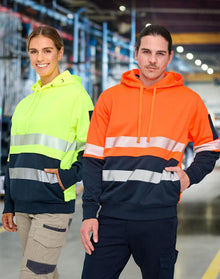 Hi-Vis Two Tone Safety Hoodie with Segmented Tapes - PrintaPromo