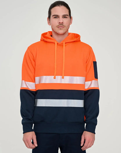 Hi-Vis Two Tone Safety Hoodie with Segmented Tapes - PrintaPromo
