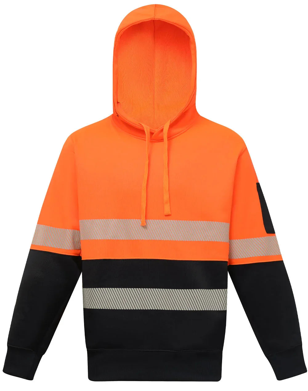 Hi-Vis Two Tone Safety Hoodie with Segmented Tapes - PrintaPromo