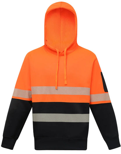 Hi-Vis Two Tone Safety Hoodie with Segmented Tapes - PrintaPromo