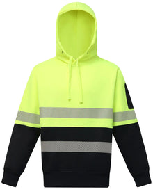 Hi-Vis Two Tone Safety Hoodie with Segmented Tapes - PrintaPromo
