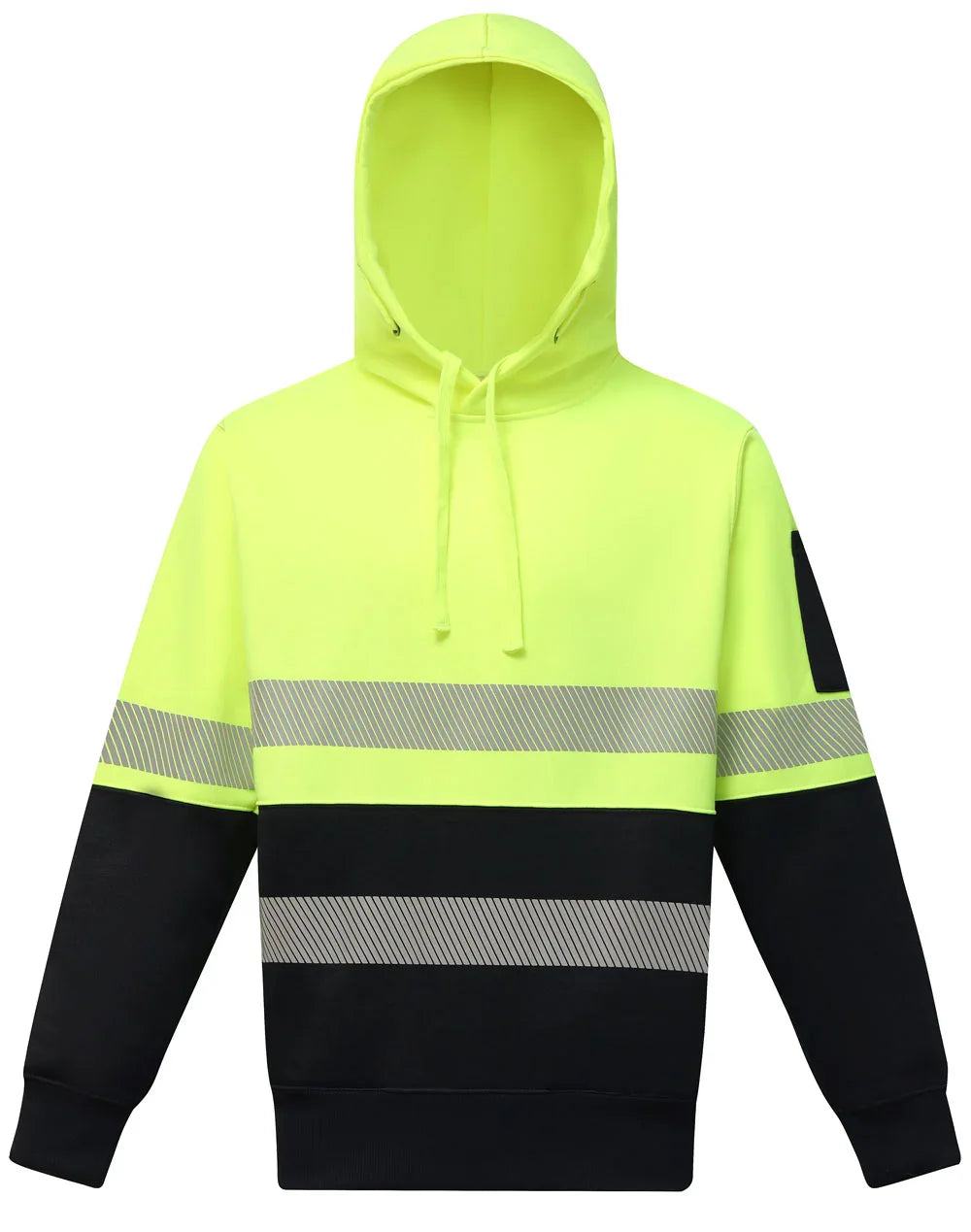 Hi-Vis Two Tone Safety Hoodie with Segmented Tapes - PrintaPromo