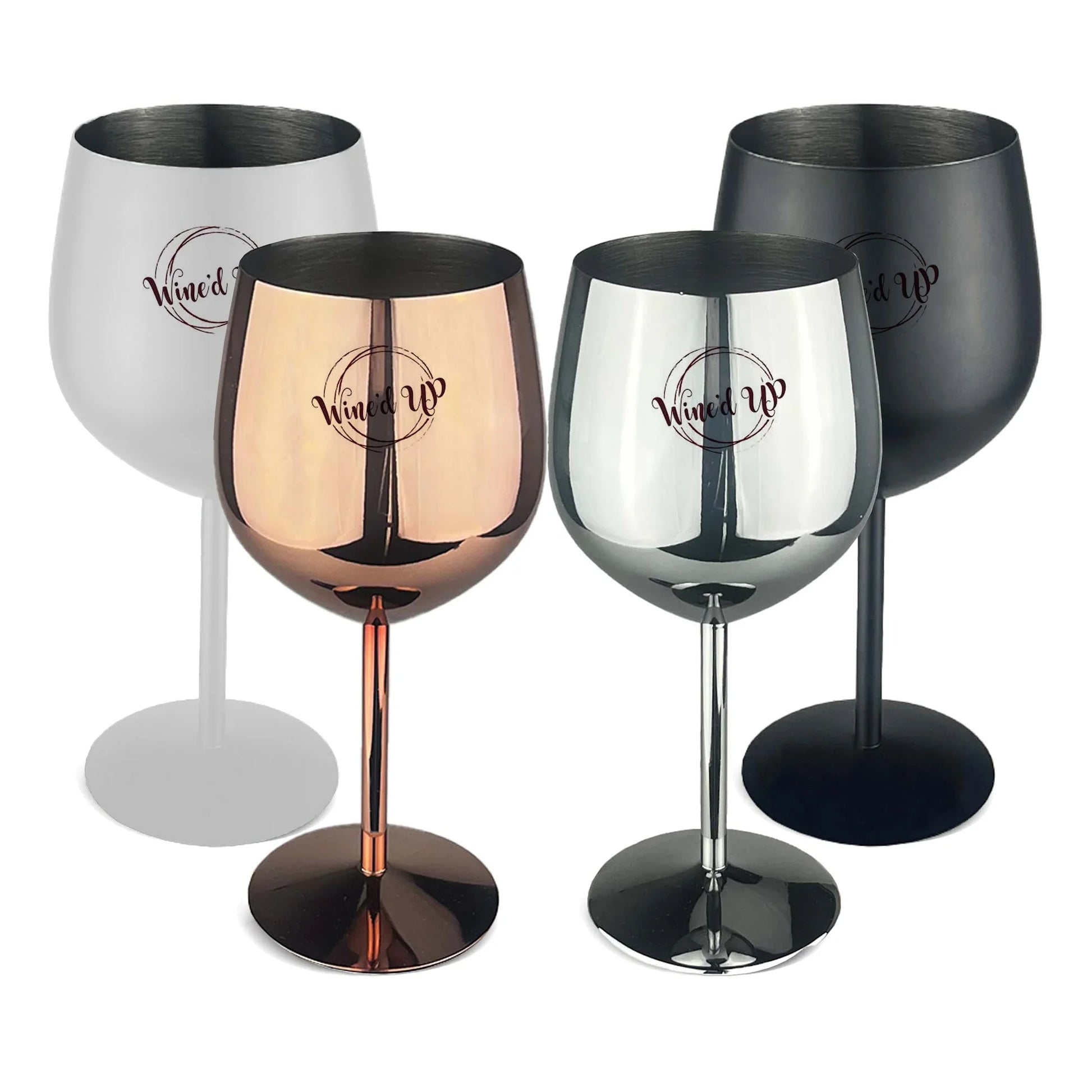 Bella Stainless Steel Wine Glass - PrintaPromo