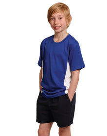 (Kids Unisex) CoolDry® Mesh Contrast Tee TS12K - PrintaPromo