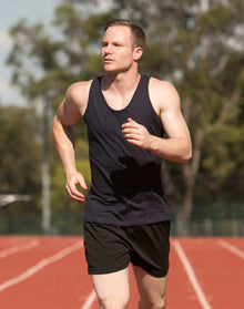 Mens 100% Cotton Singlet 100% TS18 - PrintaPromo