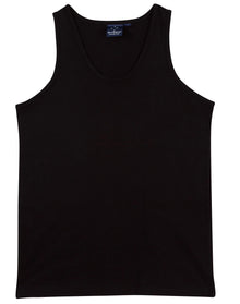 Mens 100% Cotton Singlet 100% TS18 - PrintaPromo