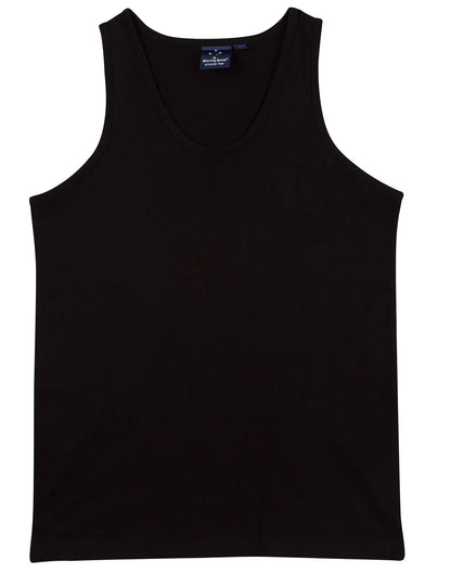 Mens 100% Cotton Singlet 100% TS18 - PrintaPromo