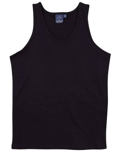 Mens 100% Cotton Singlet 100% TS18 - PrintaPromo