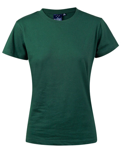 Ladies 100% Cotton Semi Fitted Tee Shirt TS38 - PrintaPromo