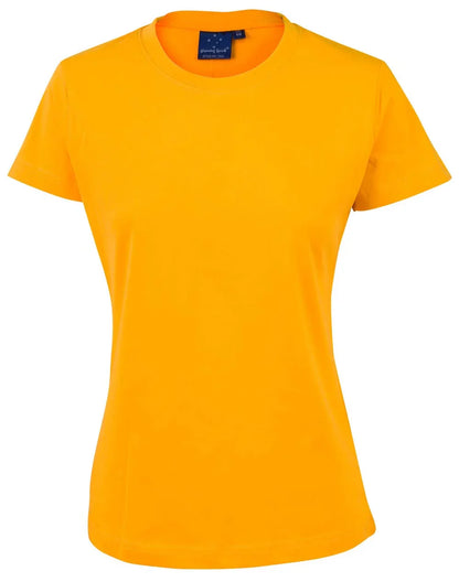 Ladies 100% Cotton Semi Fitted Tee Shirt TS38 - PrintaPromo
