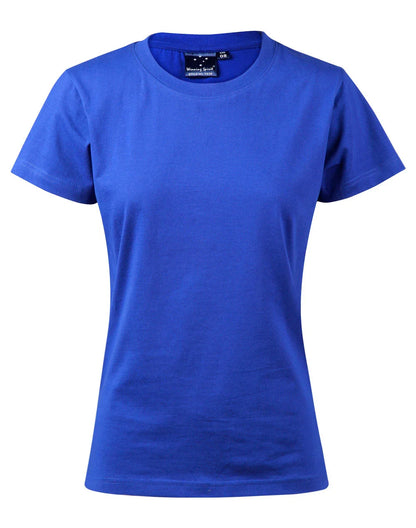 Ladies 100% Cotton Semi Fitted Tee Shirt TS38 - PrintaPromo