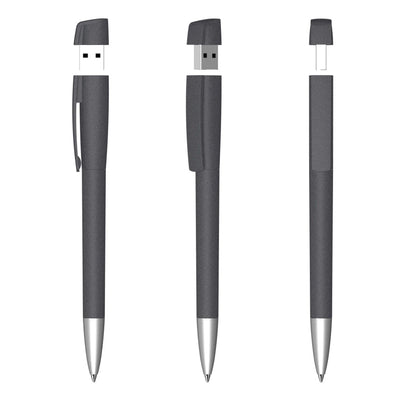 USB Pen 16GB Soft grip Euro Pen - PrintaPromo