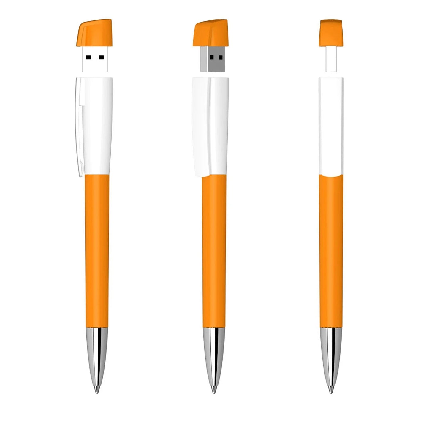 USB Pen 16GB Metal Tip Euro Pen - PrintaPromo
