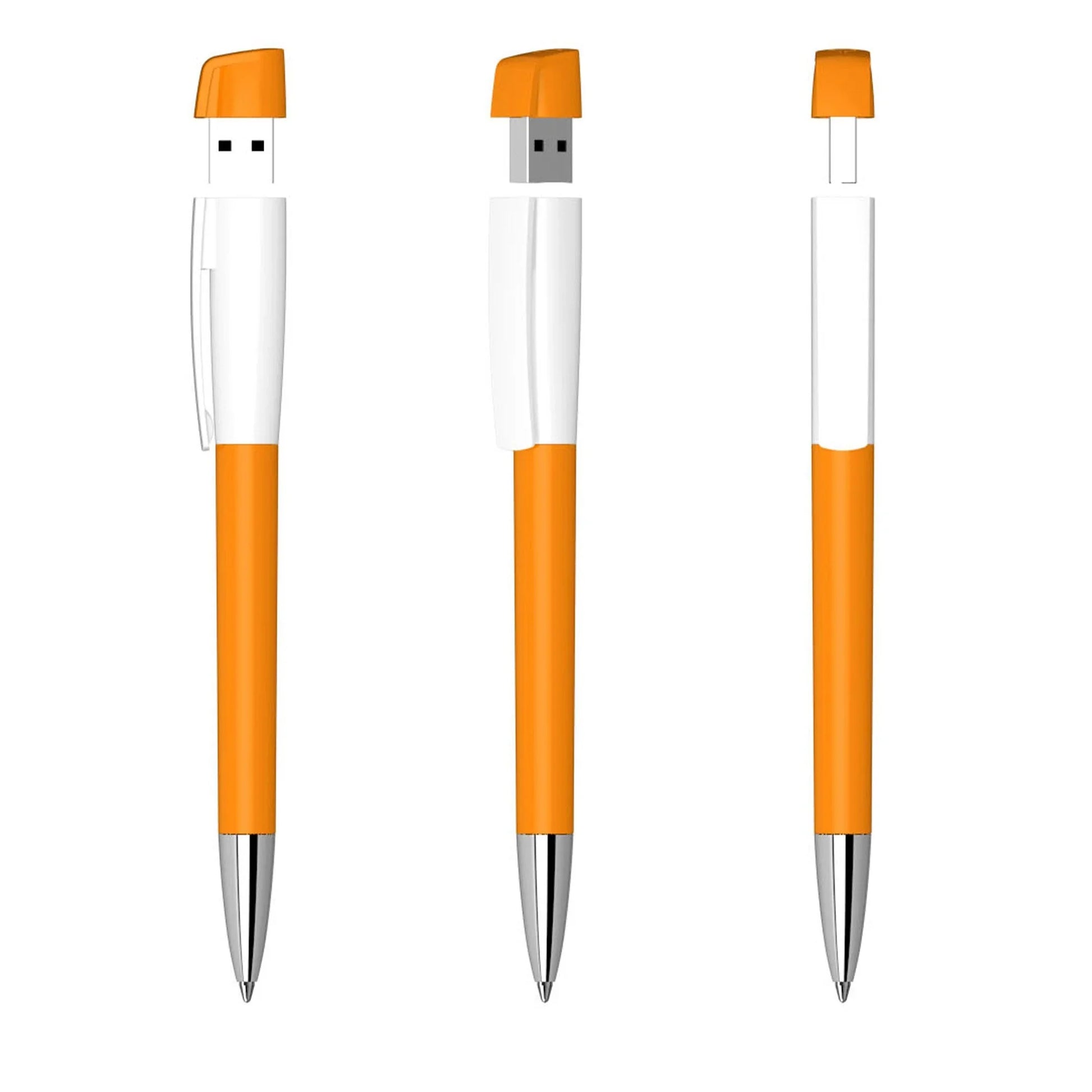 USB Pen 16GB Metal Tip Euro Pen - PrintaPromo