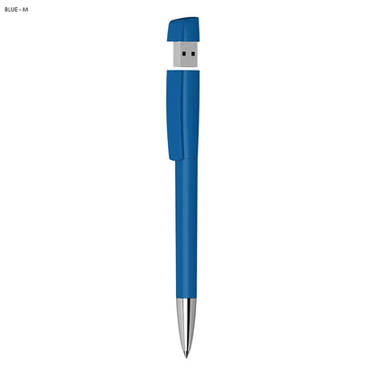USB Pen 16GB Metal Tip Euro Pen - PrintaPromo