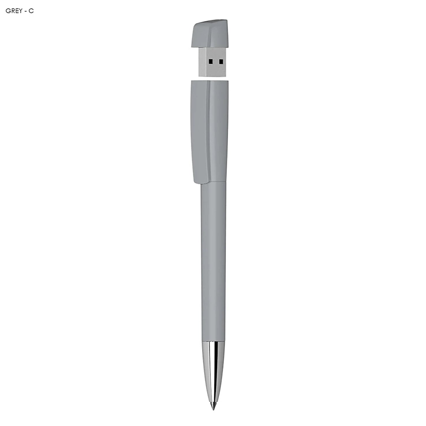 USB Pen 16GB Metal Tip Euro Pen - PrintaPromo