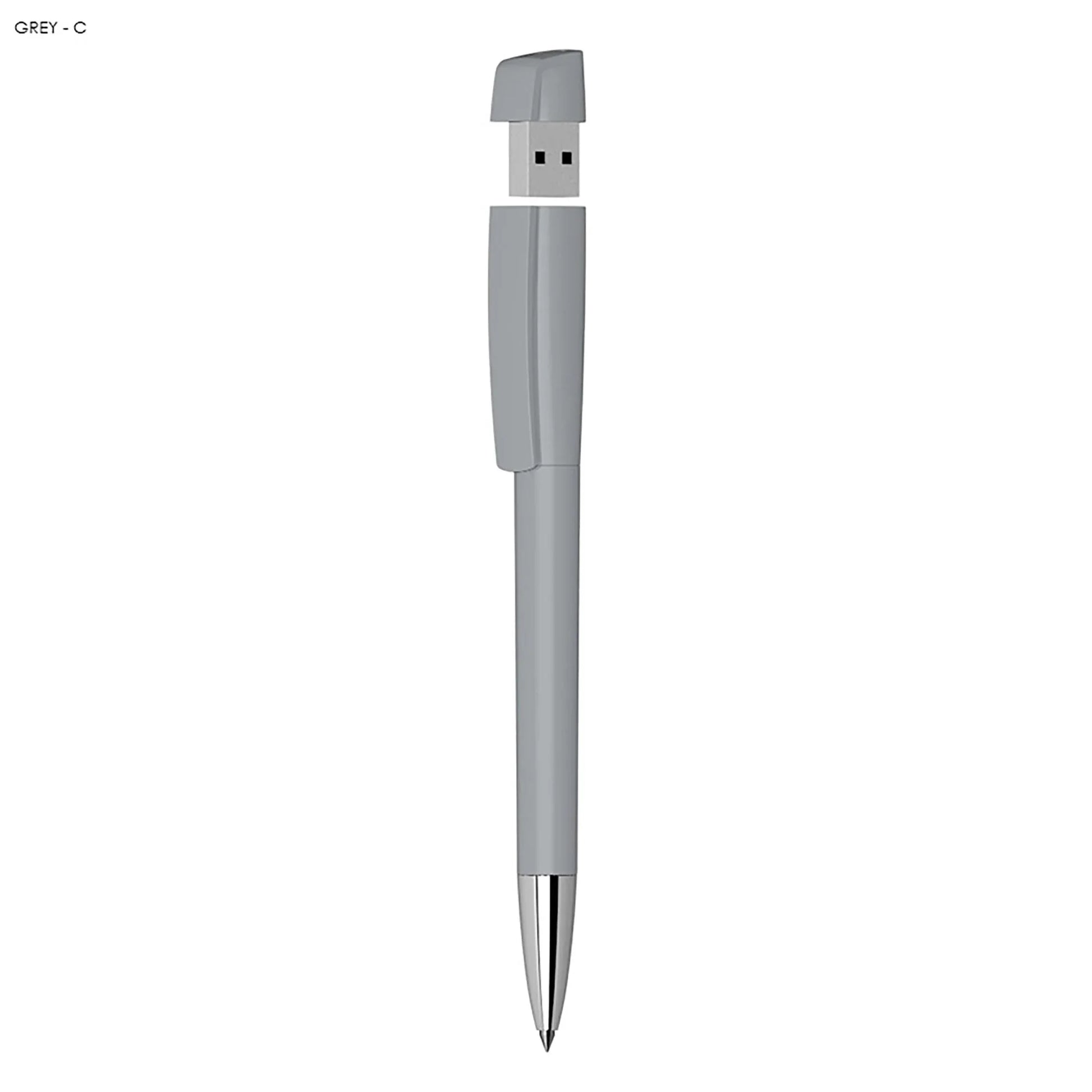 USB Pen 16GB Metal Tip Euro Pen - PrintaPromo