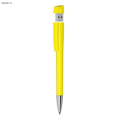 USB Pen 16GB Metal Tip Euro Pen - PrintaPromo