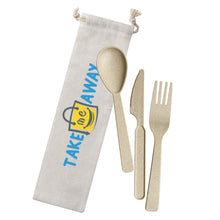 Wheat Straw Utensils In Bag - PrintaPromo