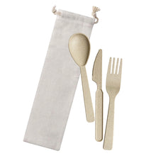 Wheat Straw Utensils In Bag - PrintaPromo
