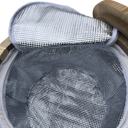 Scotch Wicker Picnic Cooler Basket Round - PrintaPromo