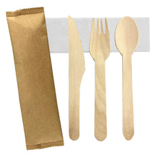 4pcs Wooden Cutlery Set - PrintaPromo