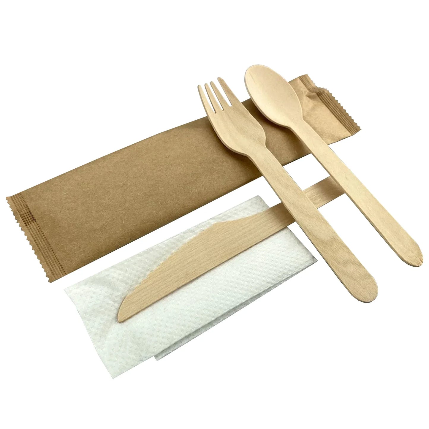 4pcs Wooden Cutlery Set - PrintaPromo