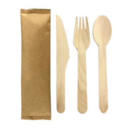 2pcs Wooden Cutlery Set - PrintaPromo