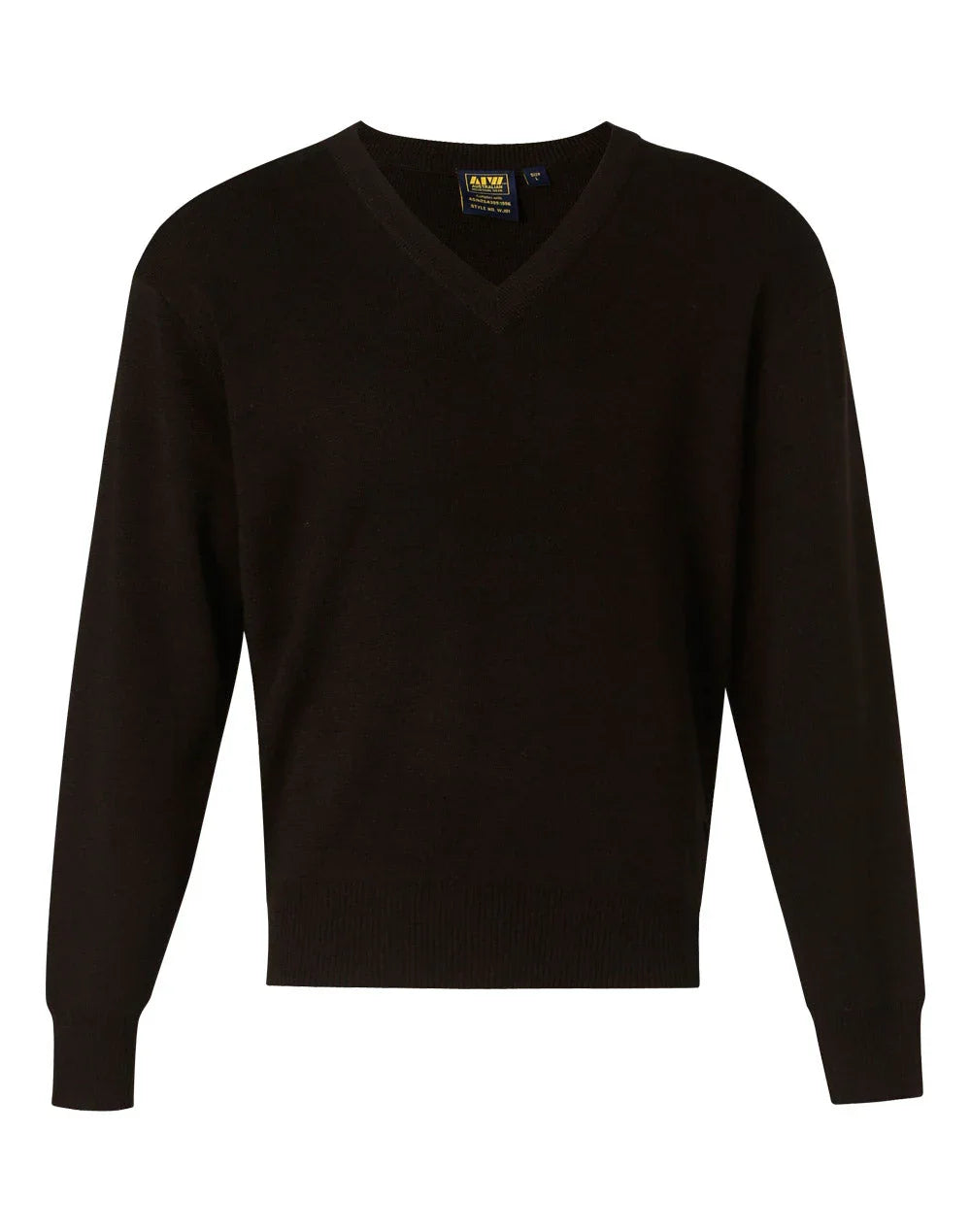 V-Neck Wool/Acrylic Knit Long Sleeves Jumper WJ01 - PrintaPromo
