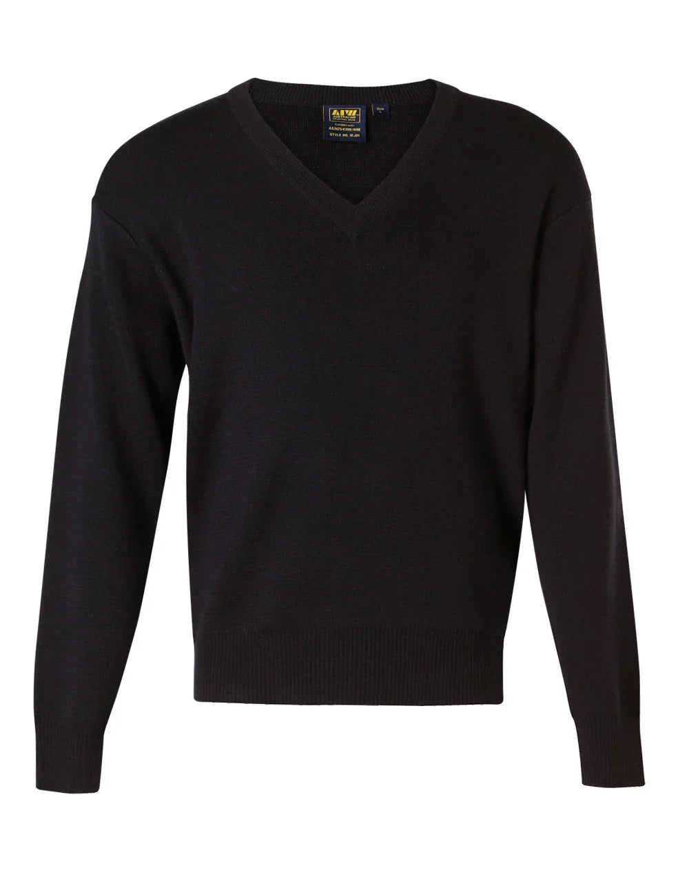 V-Neck Wool/Acrylic Knit Long Sleeves Jumper WJ01 - PrintaPromo