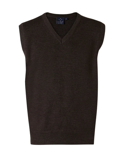 V-Neck Wool/Acrylic Knit Vest WJ02 - PrintaPromo