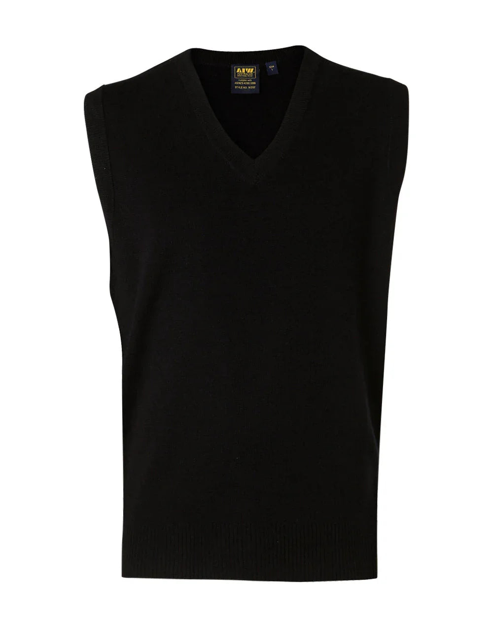 V-Neck Wool/Acrylic Knit Vest WJ02 - PrintaPromo