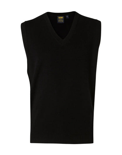 V-Neck Wool/Acrylic Knit Vest WJ02 - PrintaPromo