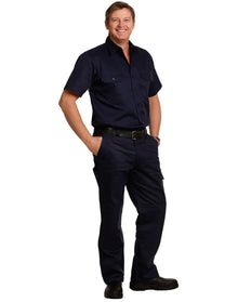 Mens Heavy Cotton Pre-shrunk Cargo Pants WP03 - PrintaPromo