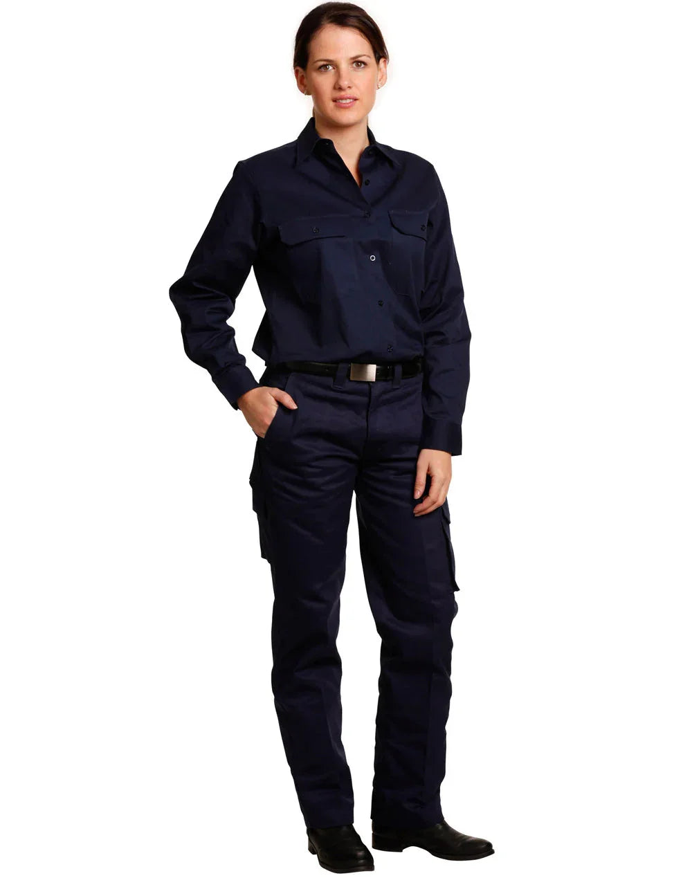 Ladies Heavy Cotton Pre-Shrunk Drill Pants WP15 - PrintaPromo