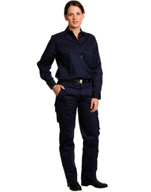Ladies Heavy Cotton Pre-Shrunk Drill Pants WP15 - PrintaPromo