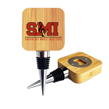 Bamboo Wine Stopper Opener - PrintaPromo