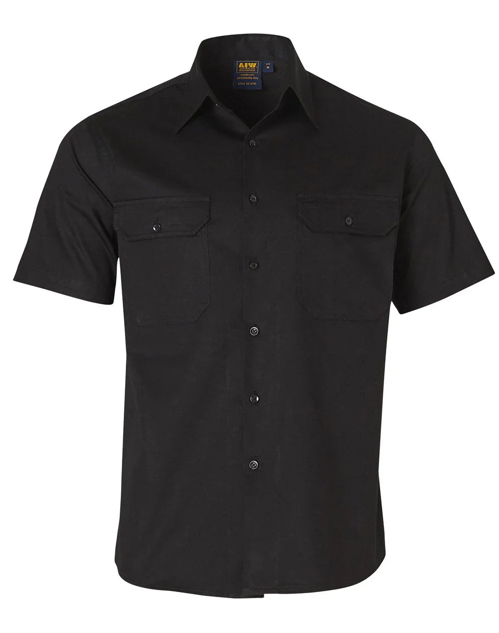 Cool-Breeze Cotton Short Sleeve Work Shirt WT01 - PrintaPromo
