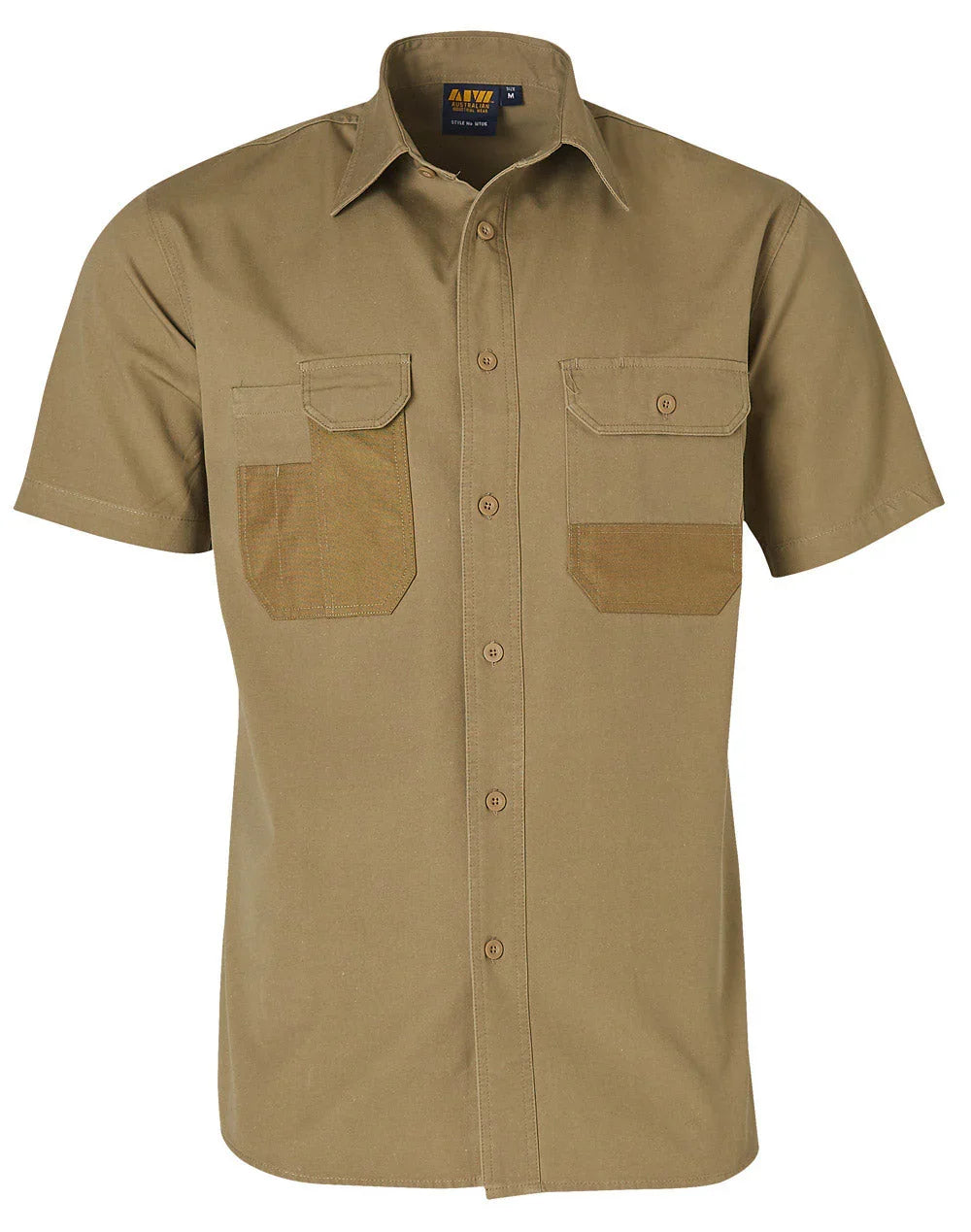 Durable Short Sleeve Work Shirt WT05 - PrintaPromo