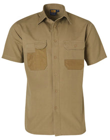 Durable Short Sleeve Work Shirt WT05 - PrintaPromo