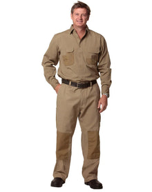 Durable Long Sleeve Work Shirt WT06 - PrintaPromo