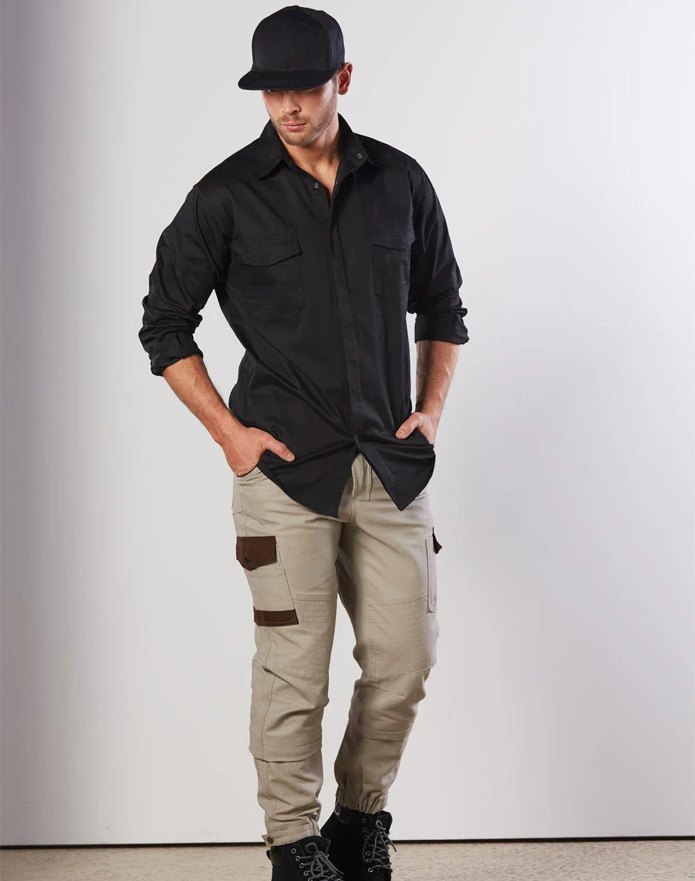 Men's Stretch Work Shirt WT10 - PrintaPromo