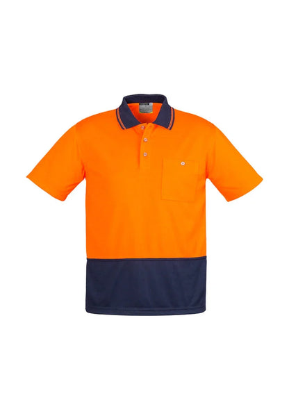 Unisex Hi Vis Basic Spliced Polo - Short Sleeve ZH231 - PrintaPromo