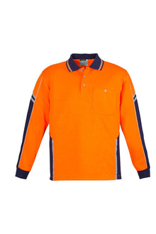 Mens Hi Vis Squad L/S Polo ZH238 - PrintaPromo
