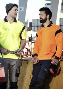 Mens Hi Vis Aztec Polo - Short Sleeve ZH248 - PrintaPromo