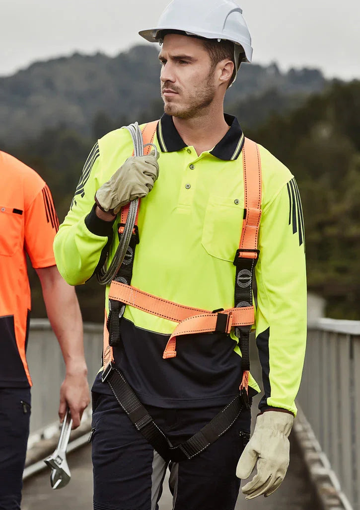 Mens Hi Vis Flux L/S Polo ZH310 - PrintaPromo