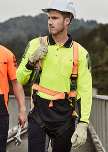 Mens Hi Vis Flux L/S Polo ZH310 - PrintaPromo