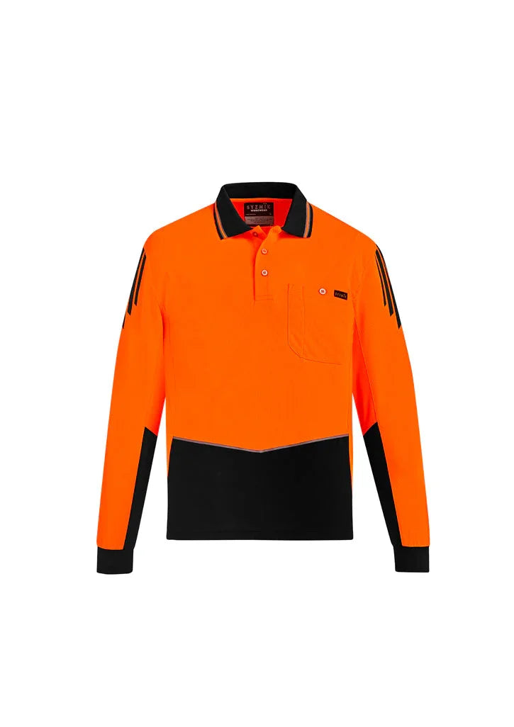 Mens Hi Vis Flux L/S Polo ZH310 - PrintaPromo